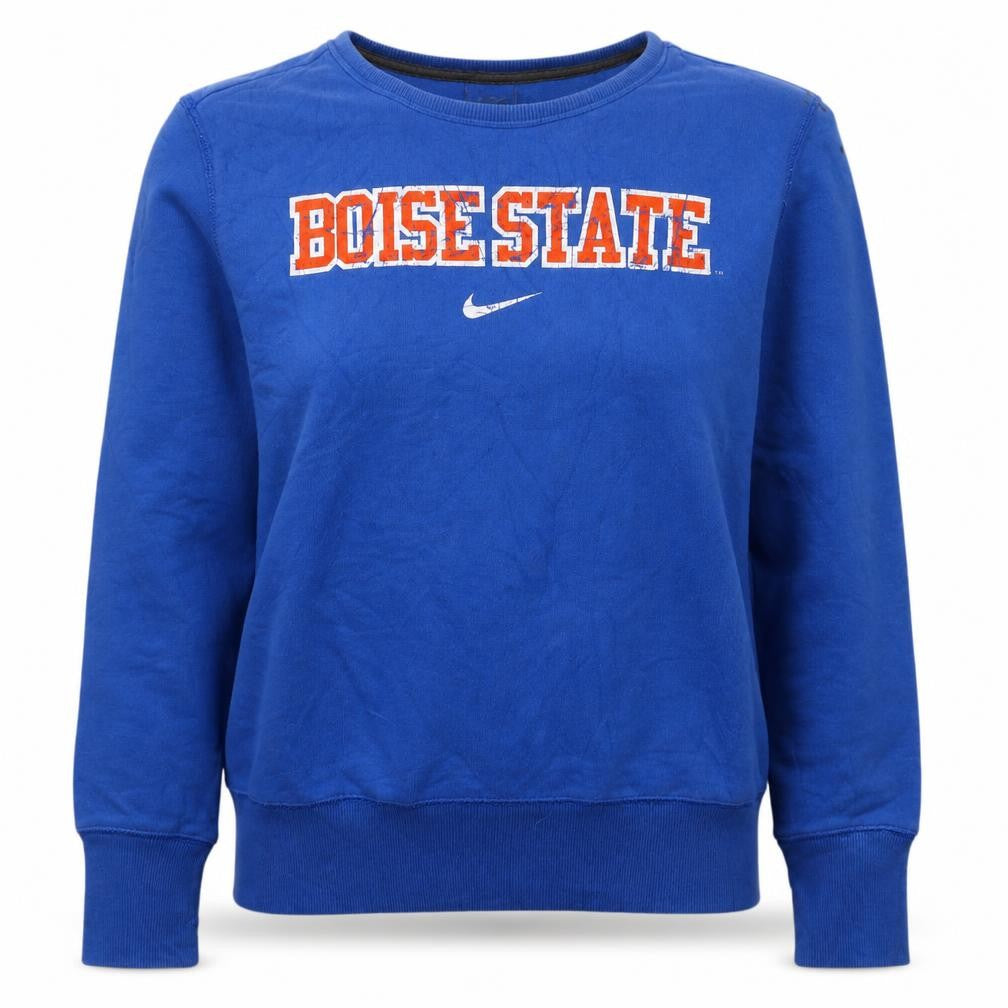 Nike Women’s Blue Boise State Crew Neck Sweatshirt XL