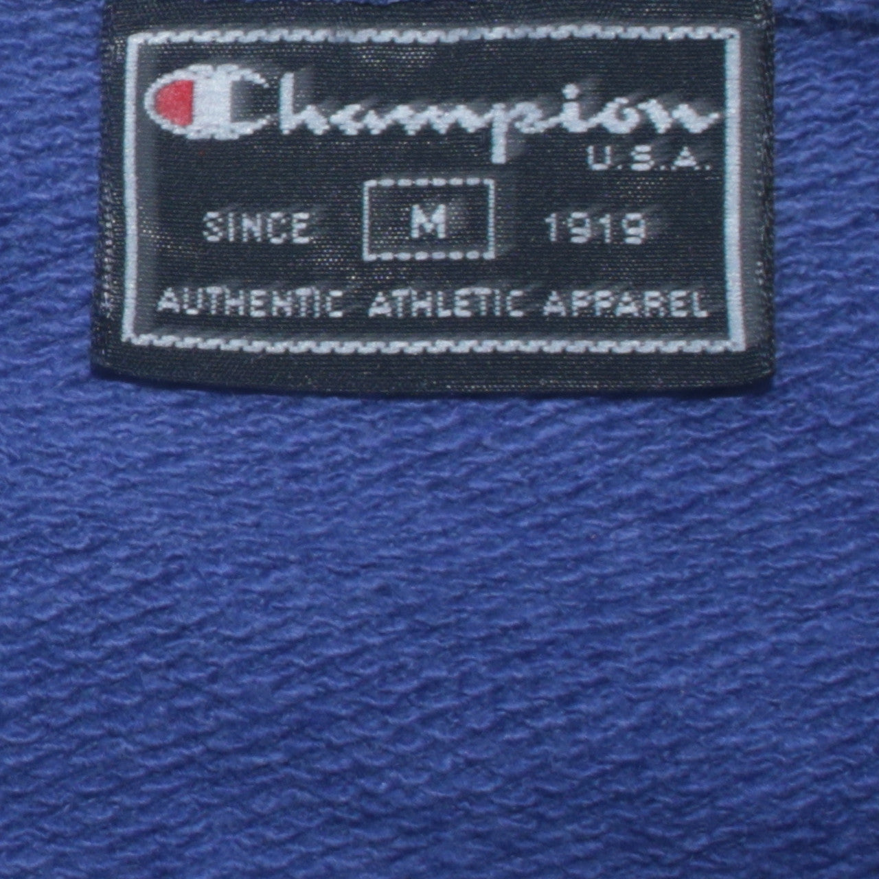 Champion Men's Blue 1/4 Zip Sports Sweatshirt Size M