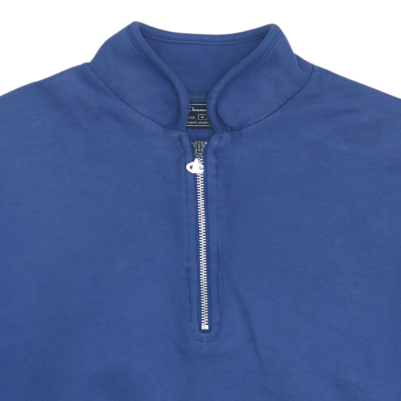 Champion Men's Blue 1/4 Zip Sports Sweatshirt Size M