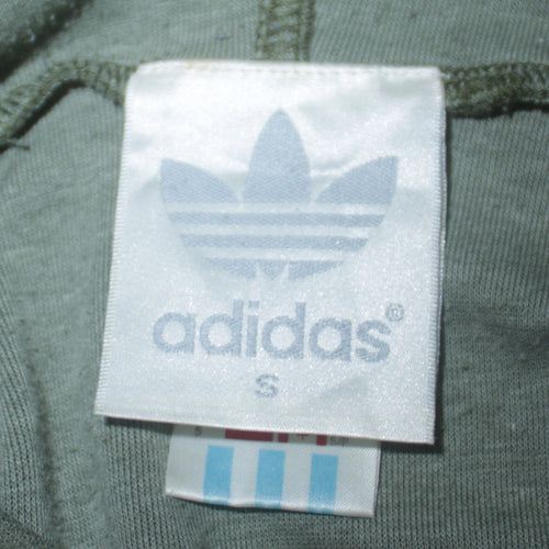 Adidas Men's Green Pullover Hoodie S Logo Sports Style