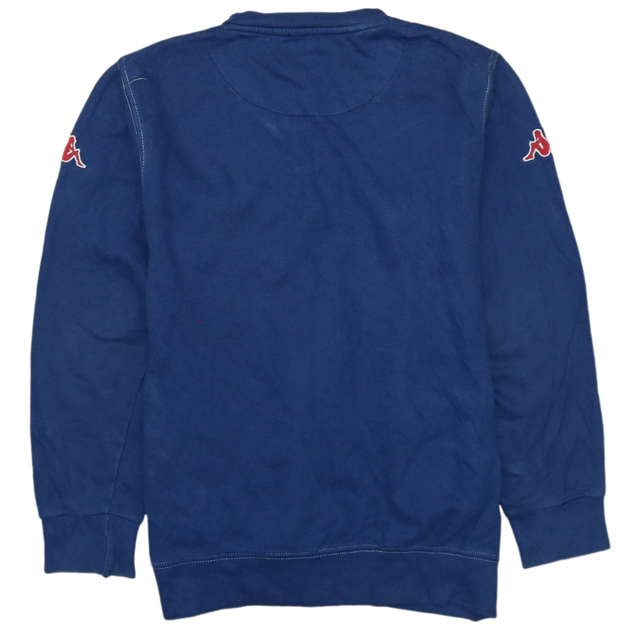 Kappa Boys Blue Crew Neck Pullover Sweatshirt Size 12 Years Cotton Blend