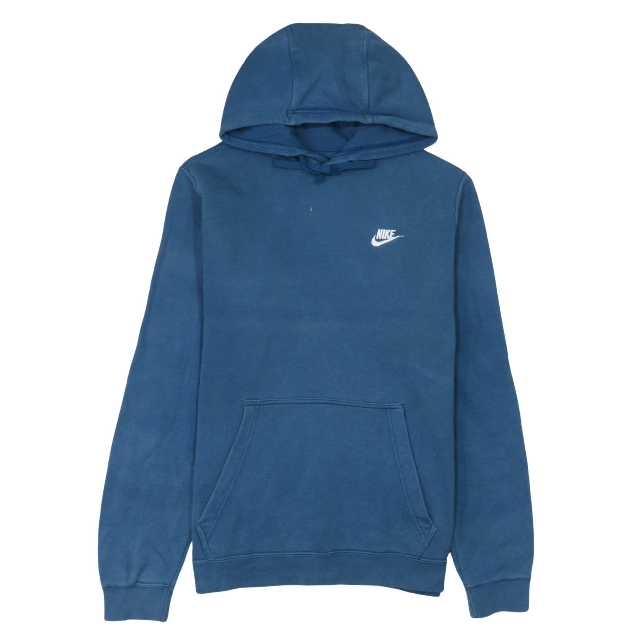Nike Men's Blue Pullover Hoodie M Regular Fit Fleece Sweatshirt