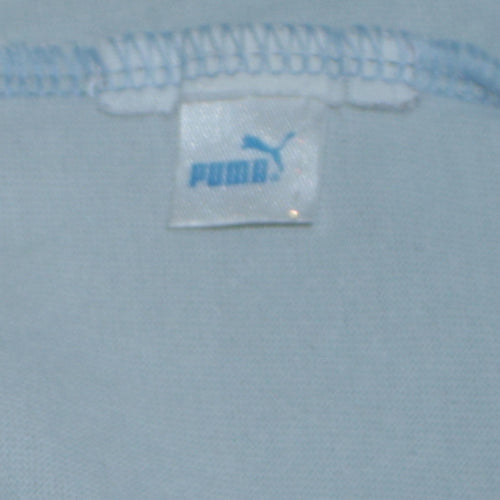 Puma Men's Blue Graphic Print Crew Neck Short Sleeve T-Shirt XL