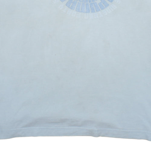 Puma Men's Blue Graphic Print Crew Neck Short Sleeve T-Shirt XL