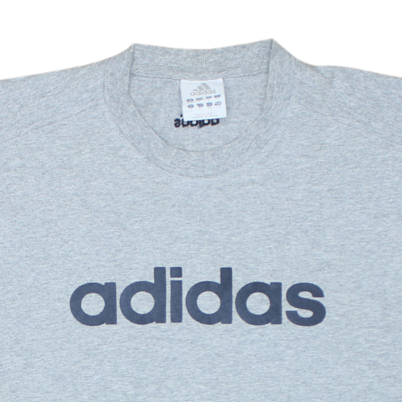 Adidas Men Grey Sleeveless Crew Neck Regular Fit Sports Top L