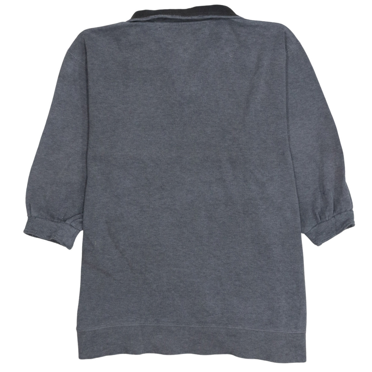 Tommy Hilfiger Men's Grey XL 1/4 Zip Cotton Collared Jumper
