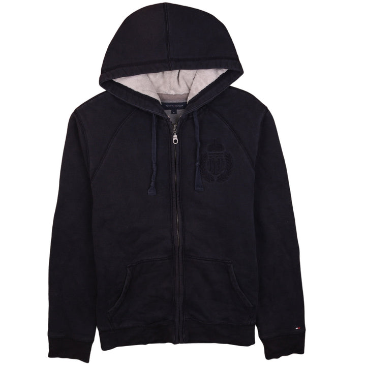 Tommy Hilfiger Men's Black Full Zip Hoodie M Regular Fit