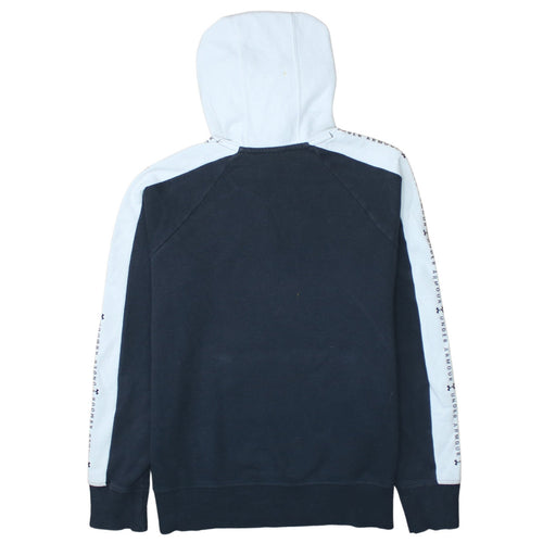 Under Armour Men's Blue Pullover Hoodie Size S Fleece Logo Sportswear