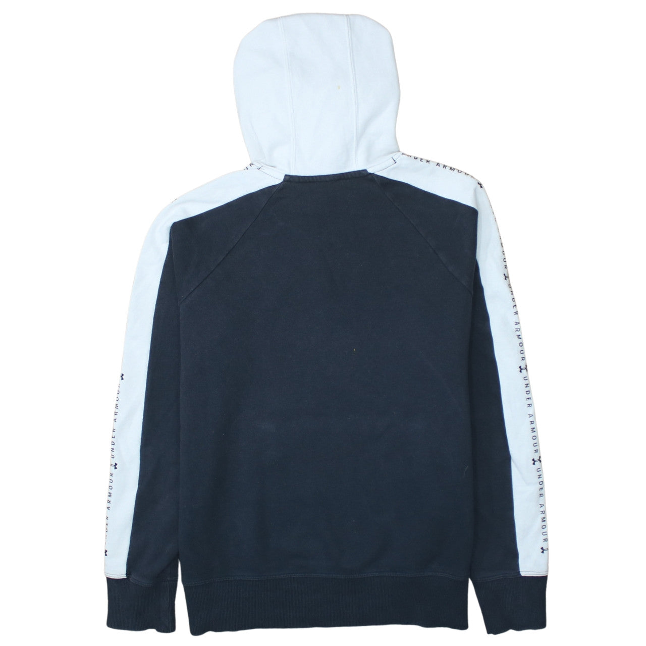 Under Armour Men's Blue Pullover Hoodie Size S Fleece Logo Sportswear