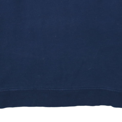 DC Men's Blue Crew Neck Sweatshirt M Regular Fit Pullover