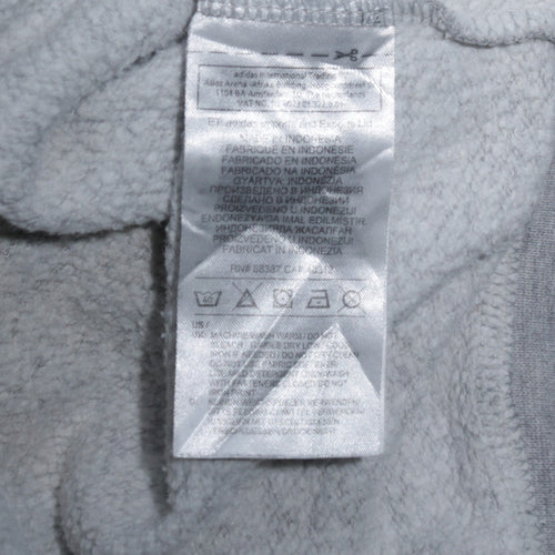 Adidas Men's Grey Full Zip Track Jacket Size M Regular Fit