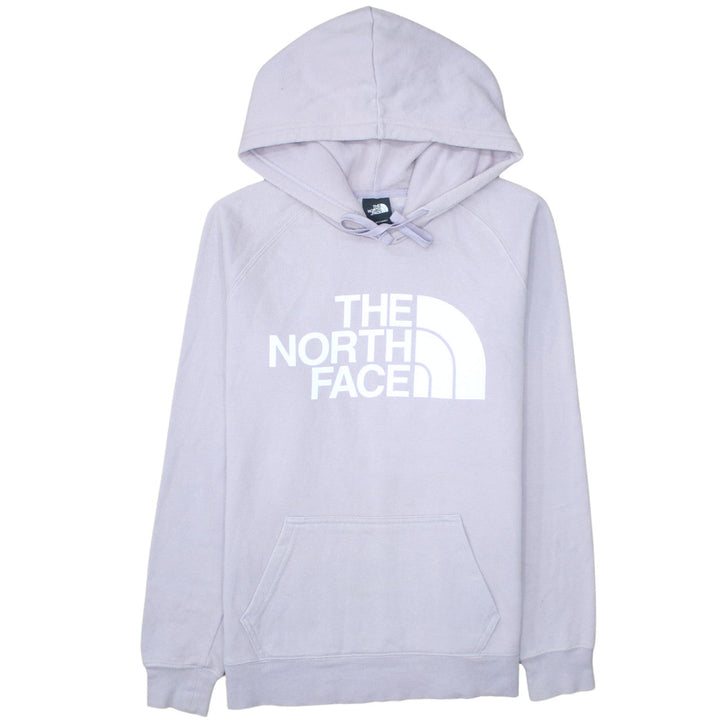 The North Face Womens Purple Pullover Hoodie Small Regular Cotton Blend