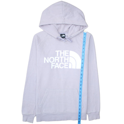 The North Face Womens Purple Pullover Hoodie Small Regular Cotton Blend