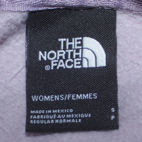 The North Face Womens Purple Pullover Hoodie Small Regular Cotton Blend