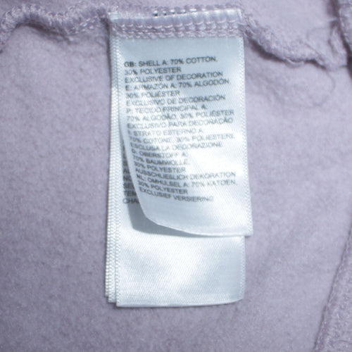 The North Face Womens Purple Pullover Hoodie Small Regular Cotton Blend