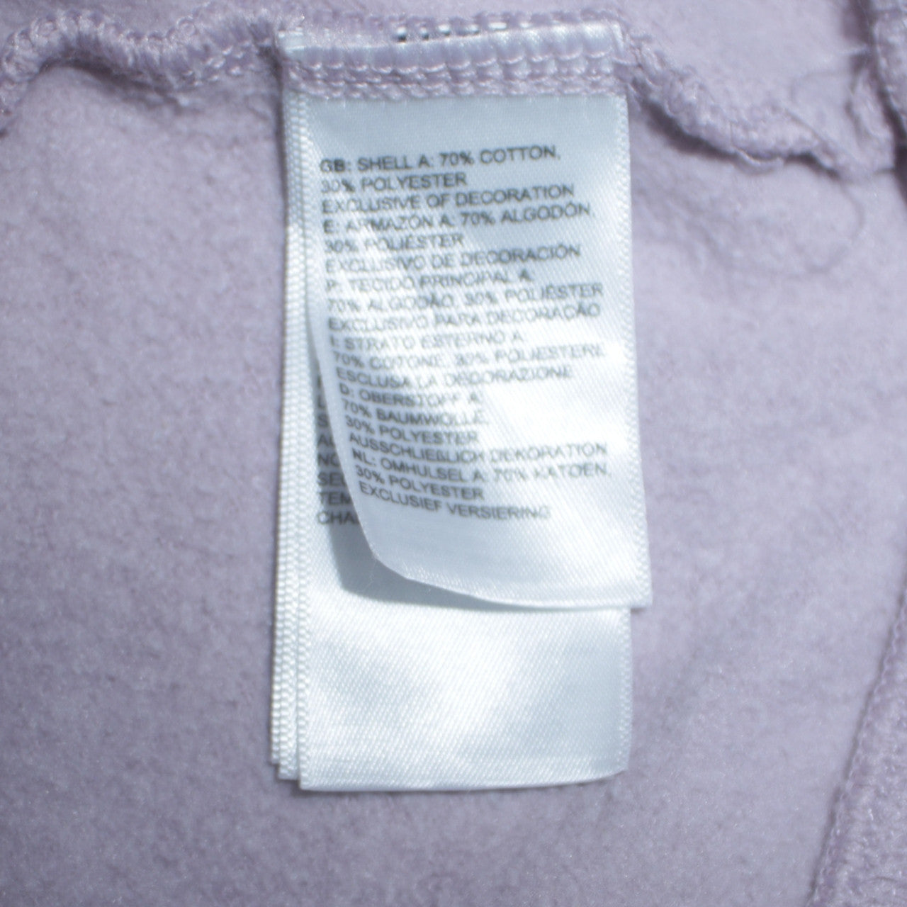 The North Face Womens Purple Pullover Hoodie Small Regular Cotton Blend