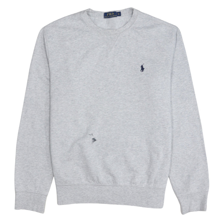 Polo Ralph Lauren Mens Grey Crew Neck Sweatshirt M Regular Fit