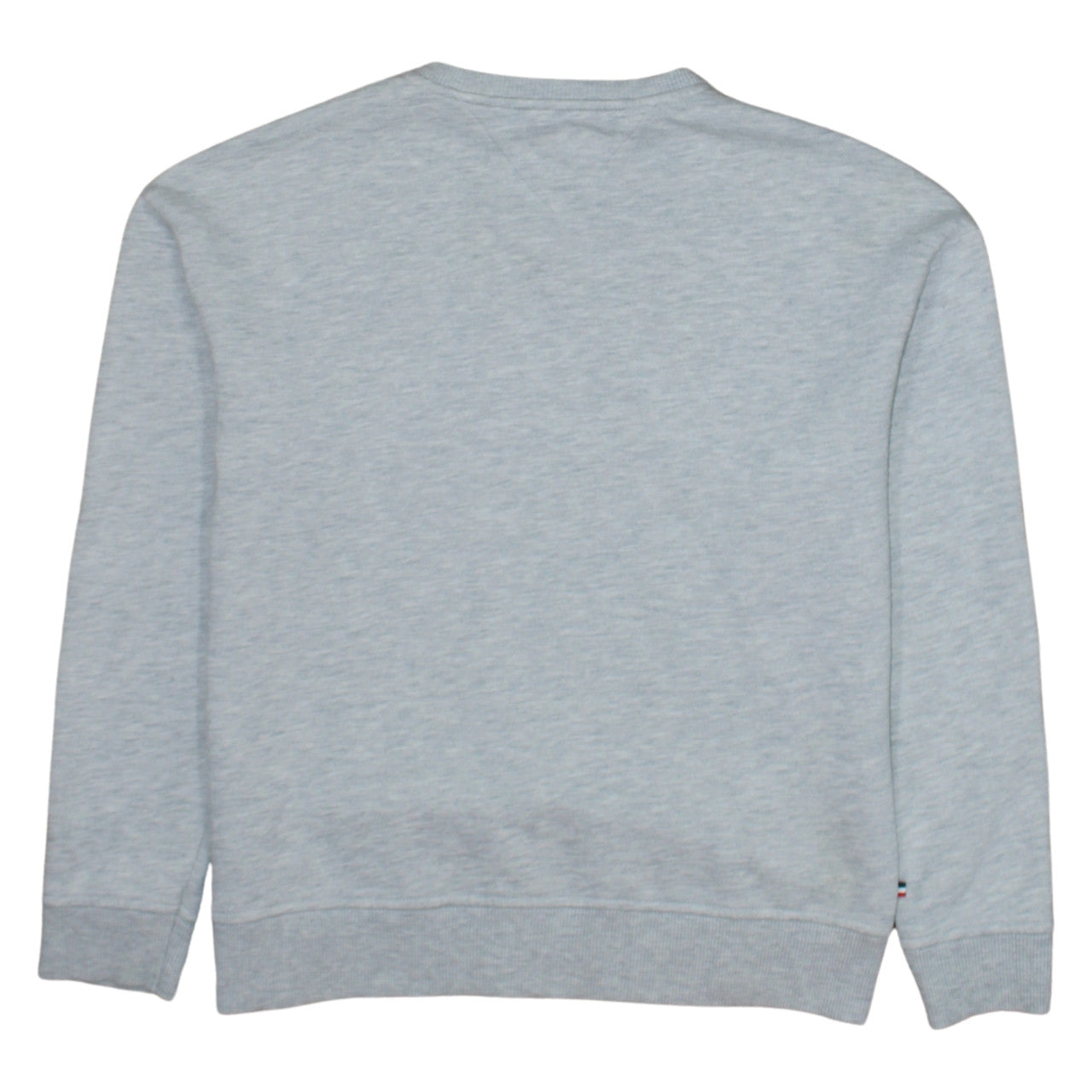 Tommy Jeans Womens Grey Small Sweatshirt Crew Neck Graphic Logo Pullover