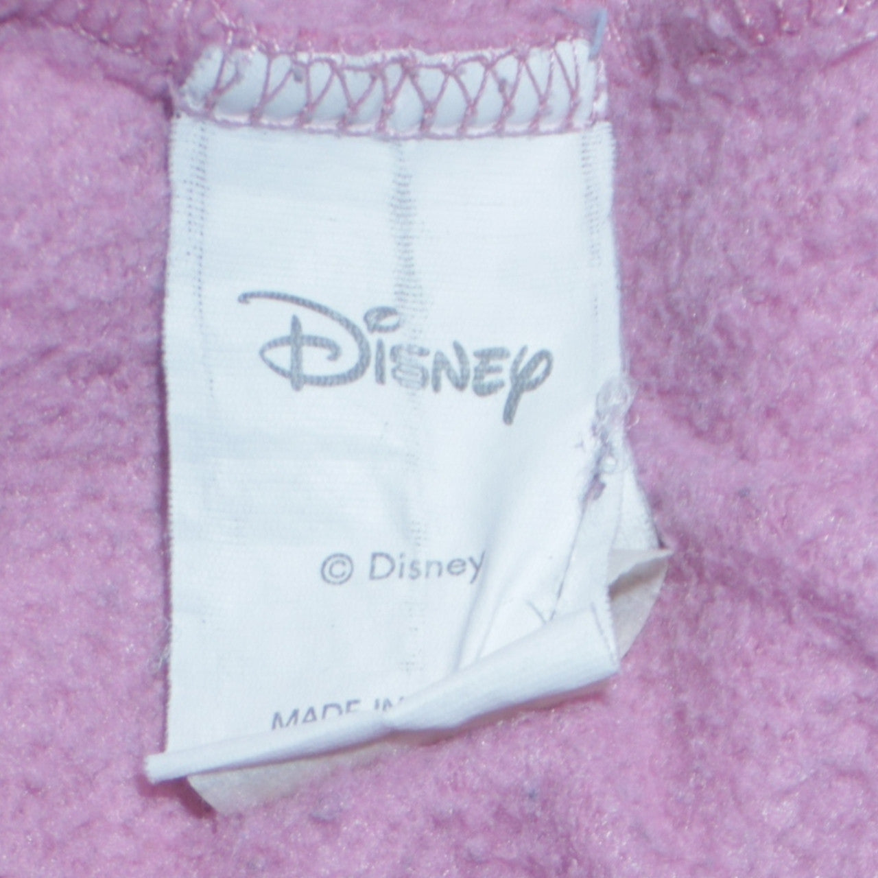 Disney Women Pink Minnie Sweatshirt XL Relaxed Fit Cotton Blend