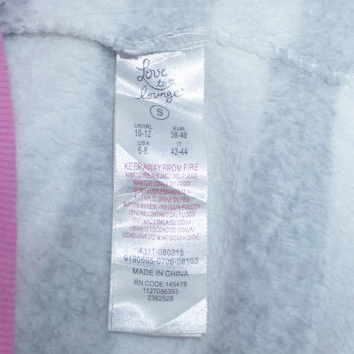 Disney Women's Grey Minnie Mouse Fleece Nightshirt Size 10-12