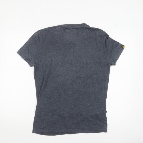 Superdry Men's Grey Eagle Graphic Crew Neck T-Shirt Size M