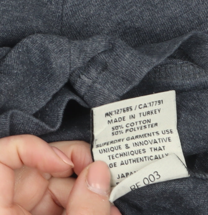 Superdry Men's Grey Eagle Graphic Crew Neck T-Shirt Size M