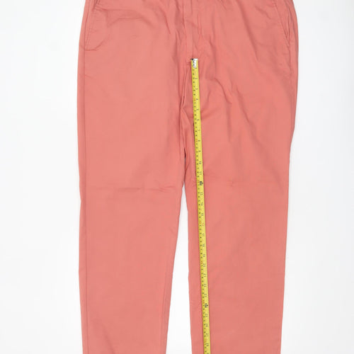 Marks and Spencer Men’s Pink Chino Trousers Regular Fit Size 40