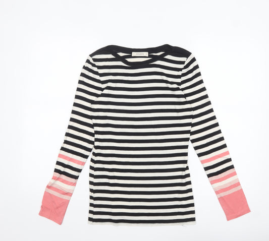 Oasis Women’s Multicoloured Striped Long Sleeve Jersey Top XS