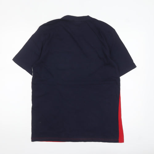 FILA Men's Multicoloured Cotton Logo T-Shirt Size M Short Sleeve