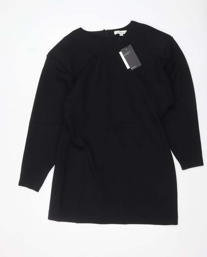 Marks and Spencer Autograph Women's Black Size 16 Shift Dress