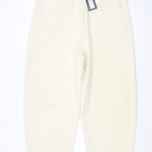 Marks and Spencer Autograph Women's Ivory Jogger Trousers Size 18