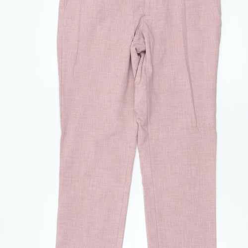 Marks and Spencer Men's Pink Slim Fit Dress Trousers 30W 30L