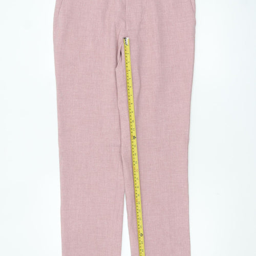 Marks and Spencer Mens Pink Slim Fit Dress Trousers 32W 33L