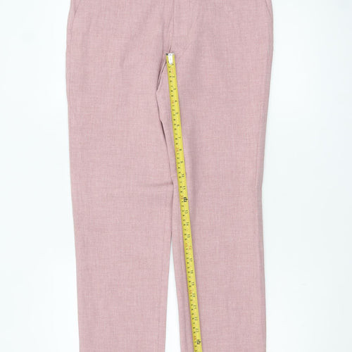 Marks and Spencer Men’s Pink Slim Fit Trousers 30W 33L