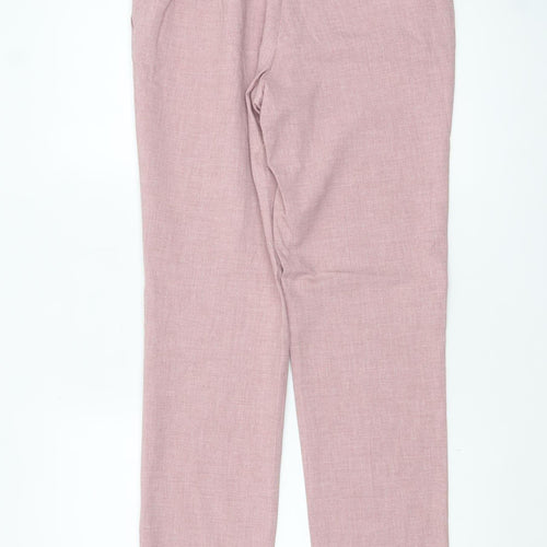 Marks and Spencer Men’s Pink Slim Fit Trousers 30W 33L