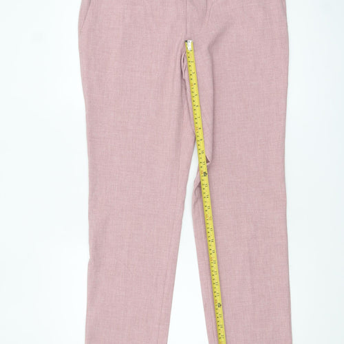 Marks and Spencer Men’s Pink Slim Fit Dress Trousers 34W 33L