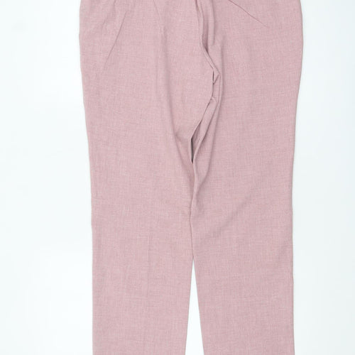 Marks and Spencer Men’s Pink Slim Fit Dress Trousers 34W 33L