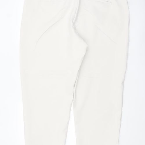 Marks and Spencer Women’s Ivory Regular Fit Stretch Trousers Size 22