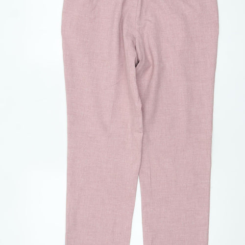 Marks and Spencer Men's Pink Slim Fit Trousers Size 32L