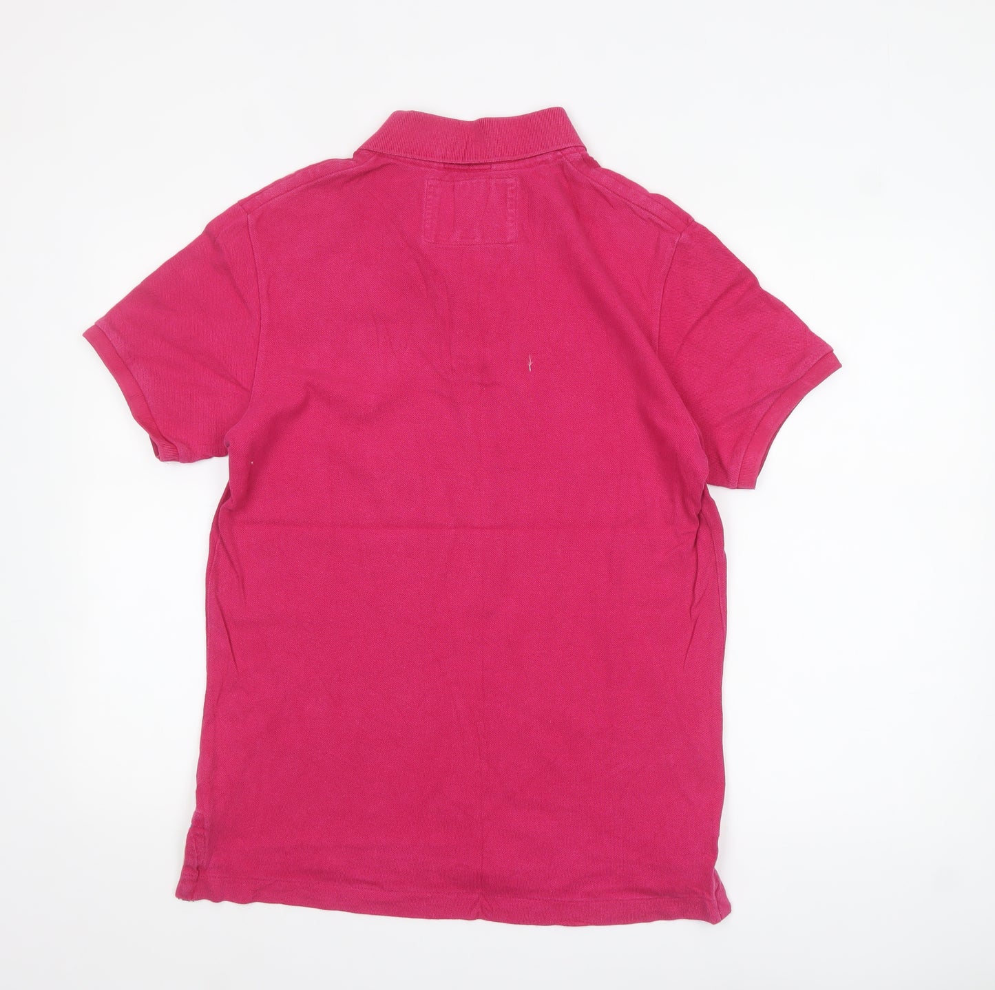 American Eagle Outfitters Men's Pink Vintage Fit Cotton Polo Shirt M