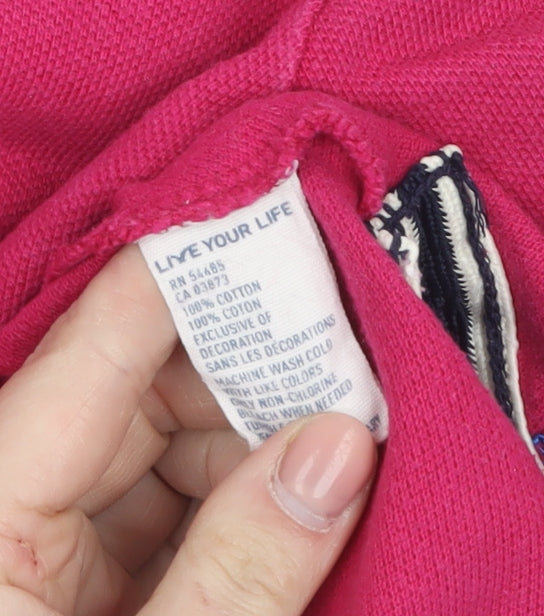American Eagle Outfitters Men's Pink Vintage Fit Cotton Polo Shirt M