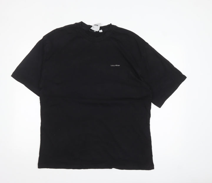 Collusion Men’s Black Palm Springs Graphic T-Shirt Medium