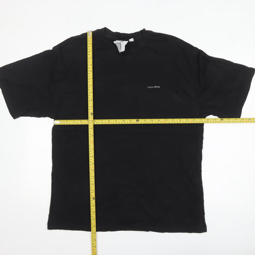 Collusion Men’s Black Palm Springs Graphic T-Shirt Medium