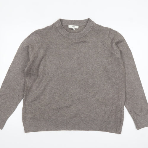 Marks and Spencer Women’s Grey L Crew Neck Knit Pullover Jumper