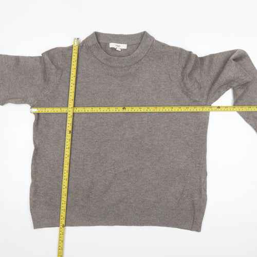Marks and Spencer Women’s Grey L Crew Neck Knit Pullover Jumper