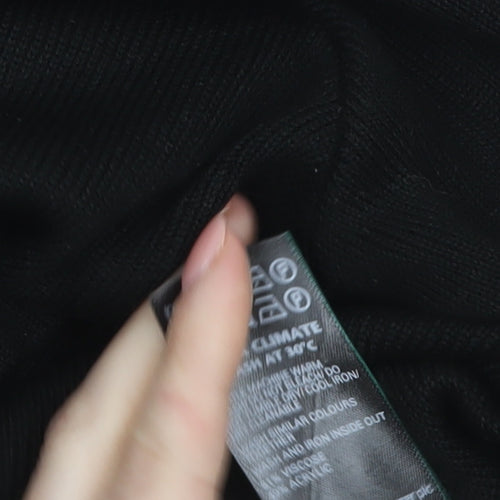 Marks and Spencer Women Black Size 24 Off Shoulder Knit Jumper