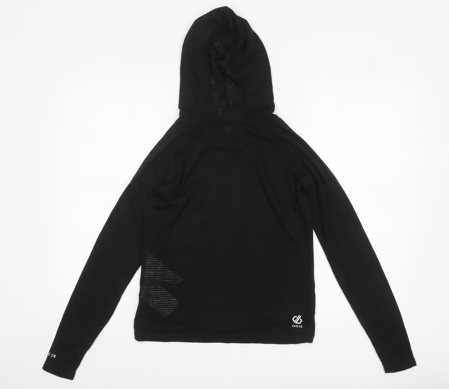 Dare 2B Womens Black Size 10 Pullover Hoodie Lightweight Stretch