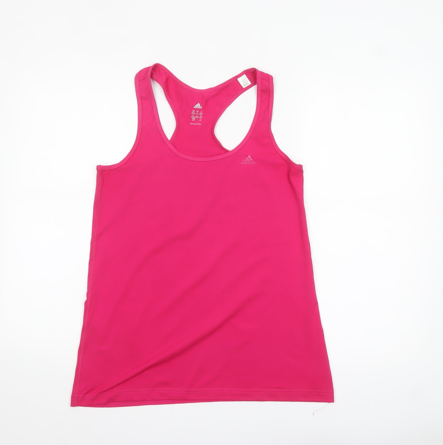 Adidas Women's Pink Racerback Climalite Athletic Tank Top Size S