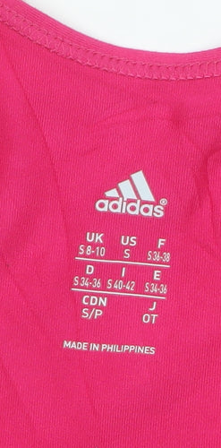 Adidas Women's Pink Racerback Climalite Athletic Tank Top Size S