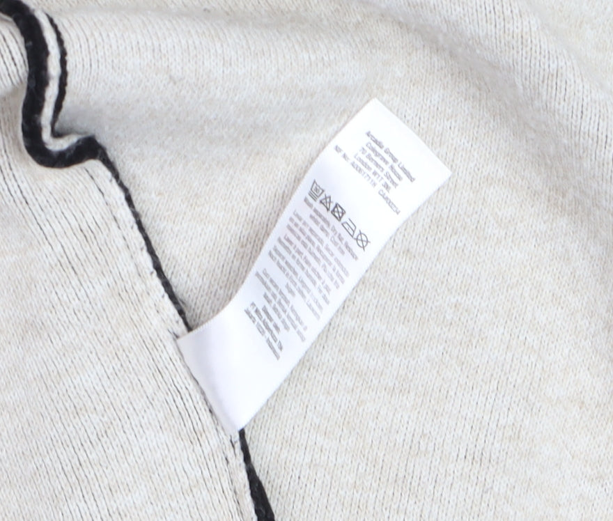Wallis Women’s Black Longline Open Cardigan Medium Wool Blend